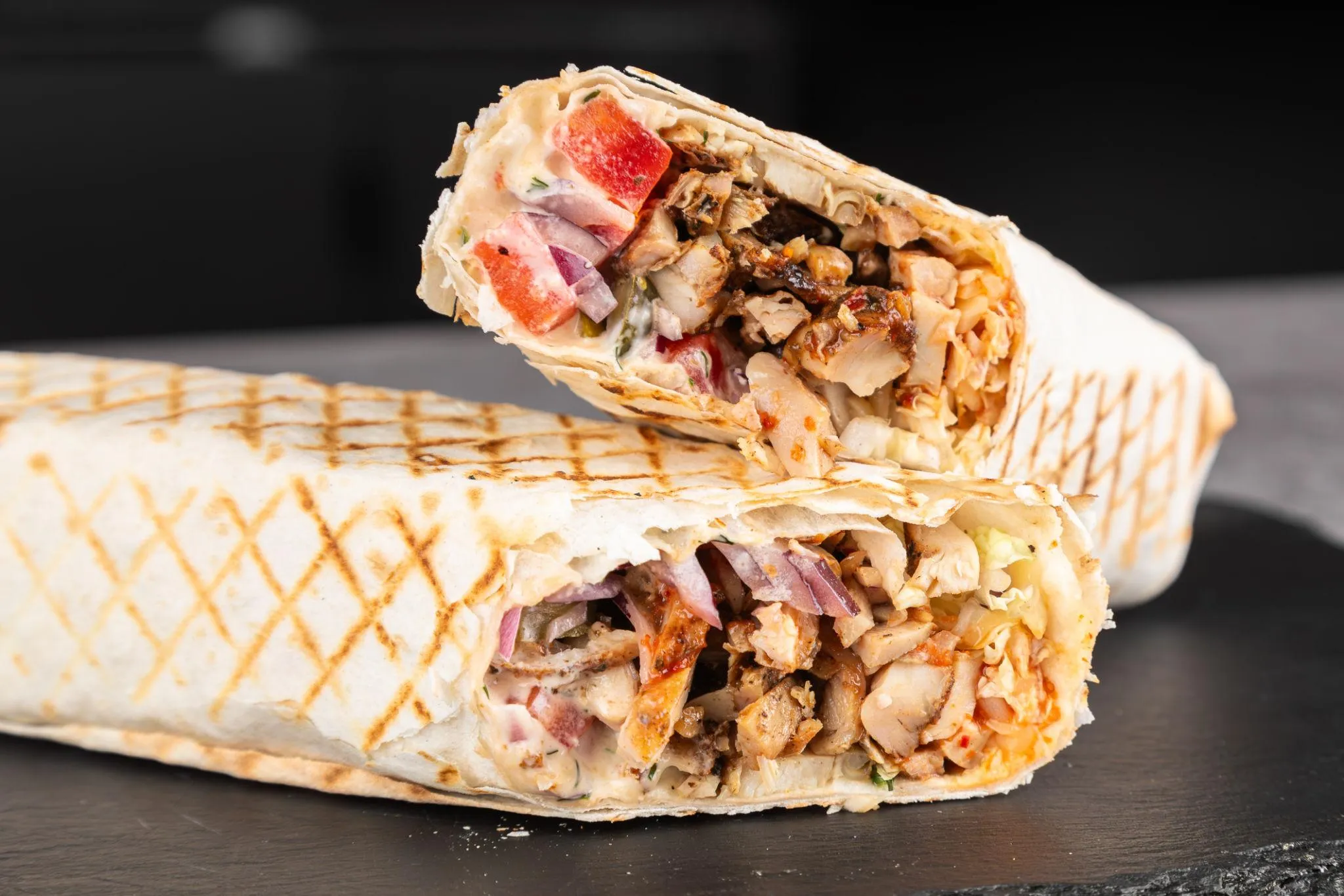 Chicken Shawarma at Casablanca Pizza & Donair Edmonton - Best Shawarma in Town